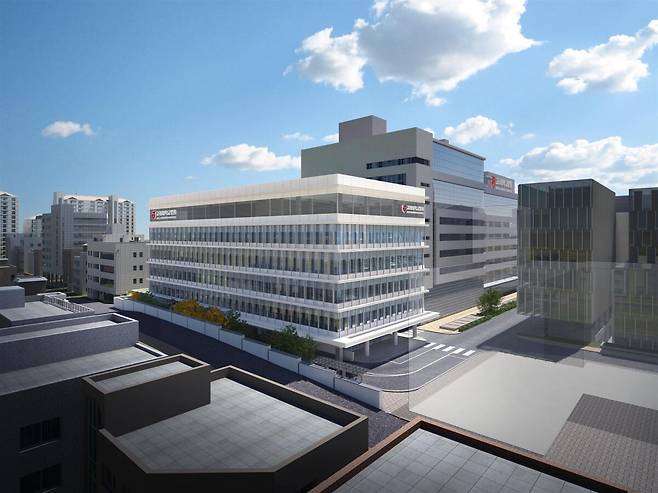 고려대구로병원의 새 암병원 조감도. 고려대구로병원