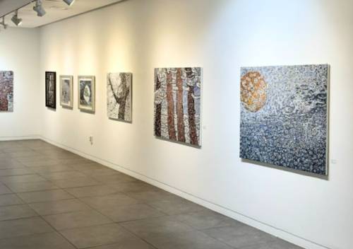 ◇우민 박경선 화백의 개인전 ‘강원도 가는 길’이 지난 29일 서울 갤러리 라메르에서 성황리에 막을 내렸다. 사진은 전시장 전경 사진=갤러리라메르 제공.