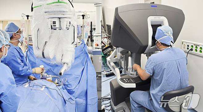 다빈치 SP 단일공 로봇 수술(충남대병원 제공) /뉴스1