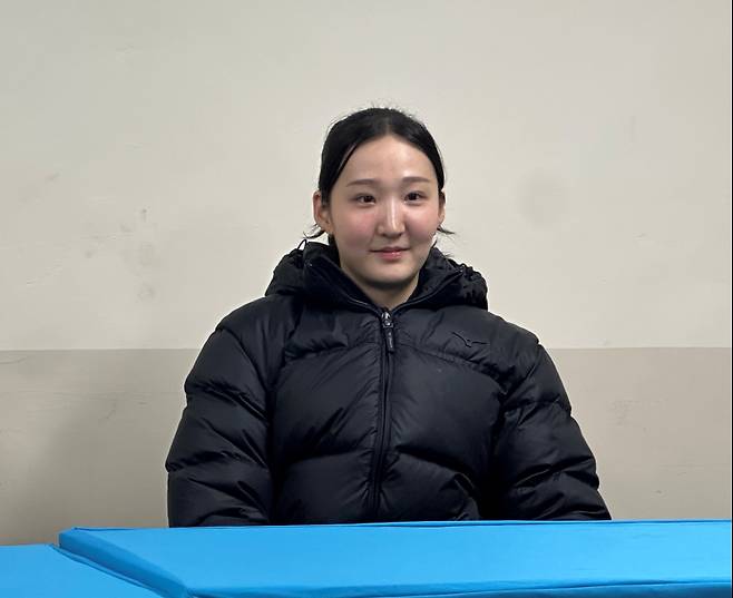 한국도로공사 미들블로커 김세빈. 장충=이형석 기자&nbsp;