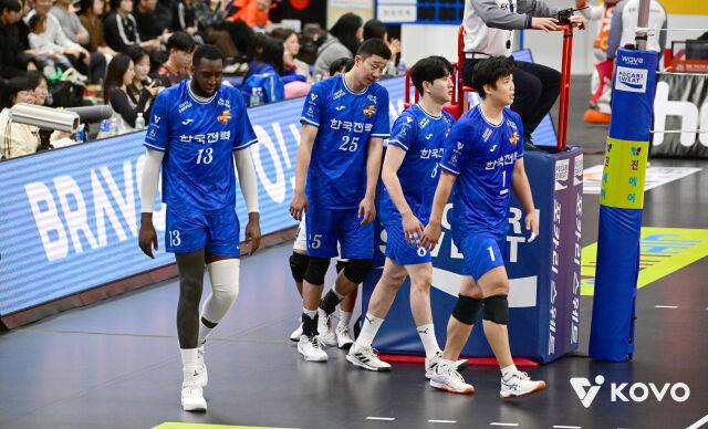 한국전력 선수단./KOVO