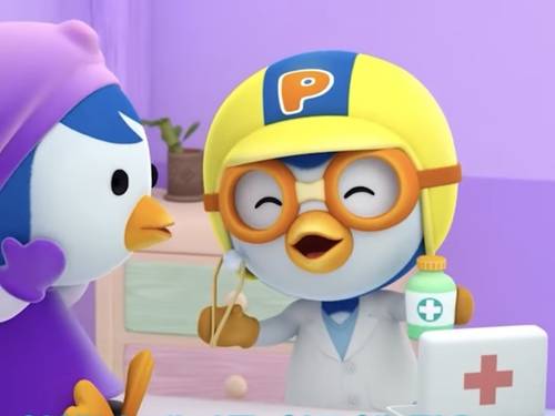 의사가 된 뽀로로 ['뽀로로공식채널' 유튜브 동영상 캡처. 재판매 및 DB 금지]