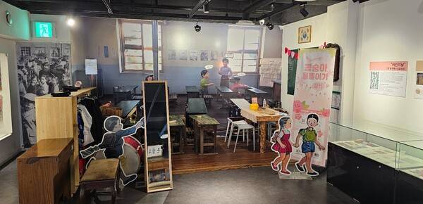 진주어린이박물관 내부.