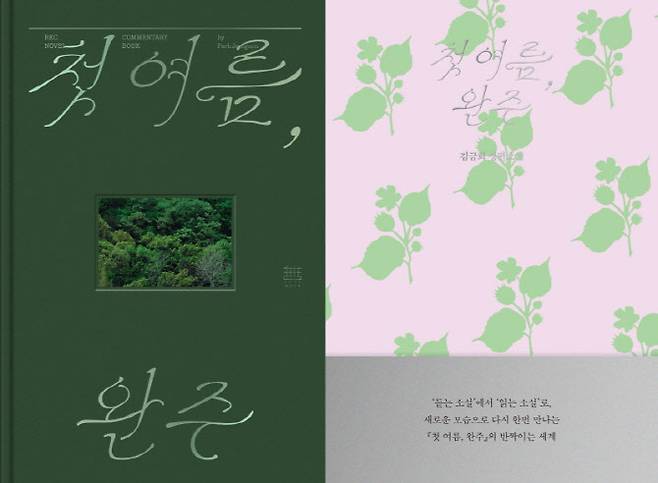 '첫 여름 완주' 아트북(왼쪽), 개정판 표지. (사진=출판사 무제)