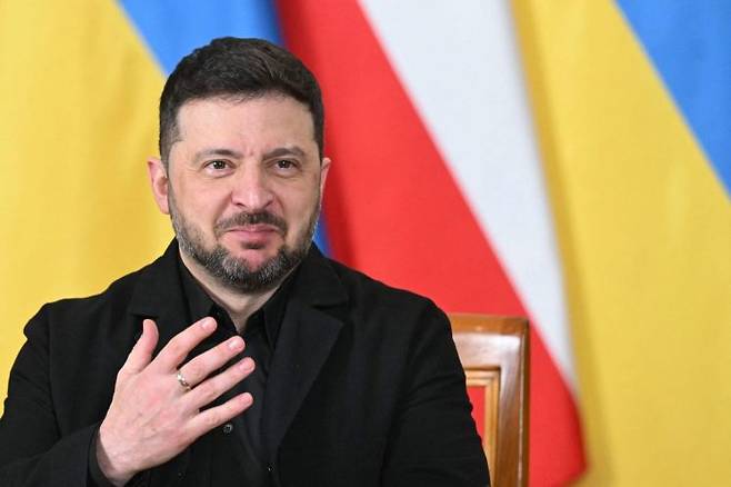 볼로디미르 젤렌스키 우크라이나 대통령. AFP연합뉴스