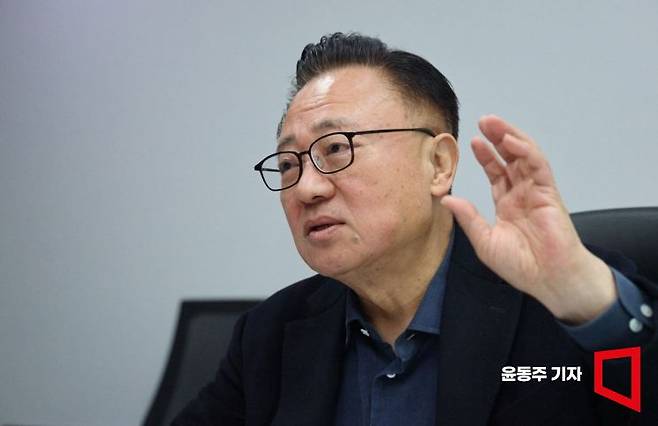 고동진 국민의힘 의원이 아시아경제와 인터뷰를 하고 있다. 윤동주 기자