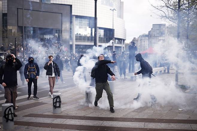 프랑스 연금개혁 시위 모습. /사진=연합뉴스