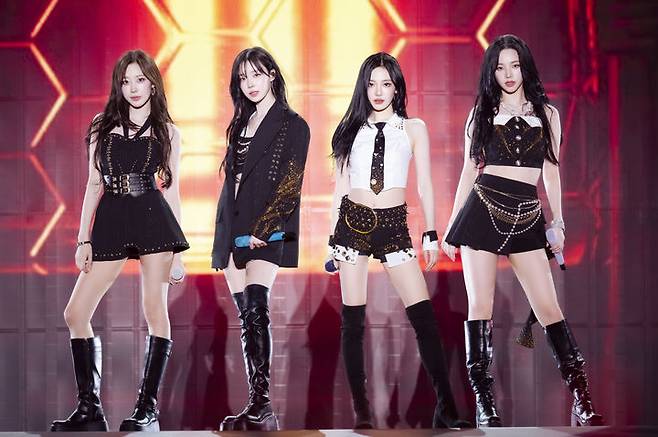 [서울=뉴시스] 에스파 일본 도쿄 국립 요요기경기장 제1체육관 콘서트 장면. (사진 = 다나카 세이타로 제공) 2025.11.10. photo@newsis.com *재판매 및 DB 금지