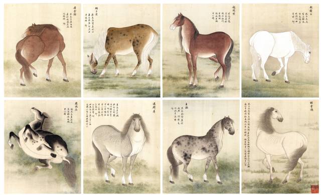 팔준도(여덟 마리의 준마 그림). 사진 제공=국립중앙박물관