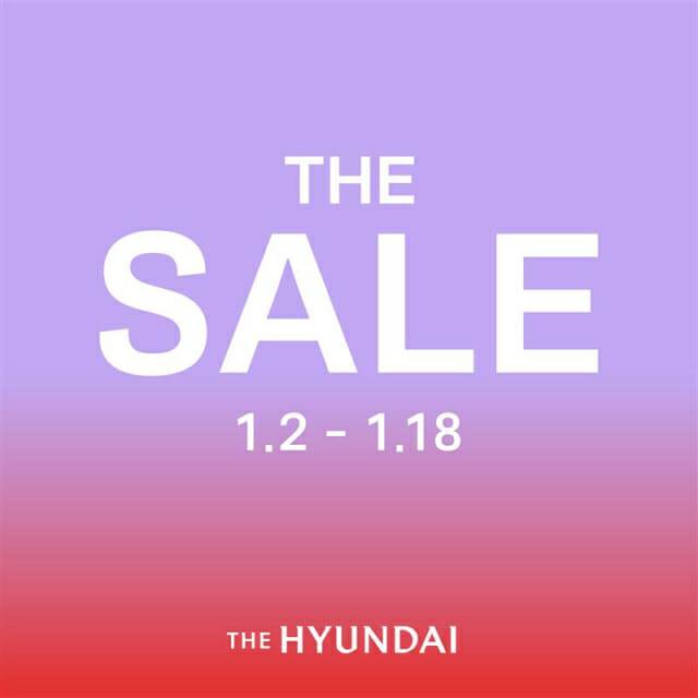 현대백화점 신년 시즌 할인 행사 '더 세일' 대표 이미지. (제공=현대백화점그룹)