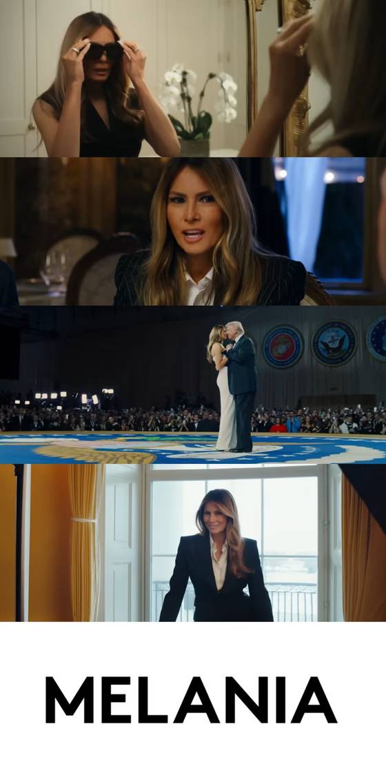 다큐멘터리 영화 ‘멜라니아’ 예고편. 사진 유튜브 캡처