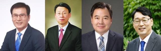 ▲내년 6·3 지방선거 함평군수 후보군. 왼쪽부터 이상익, 이성일, 이윤행, 조성철ⓒ프레시안(김춘수)