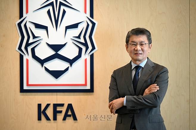 30일 서울 종로구 정몽규 대한축구협회장 인터뷰. 2025.6.30 홍윤기 기자