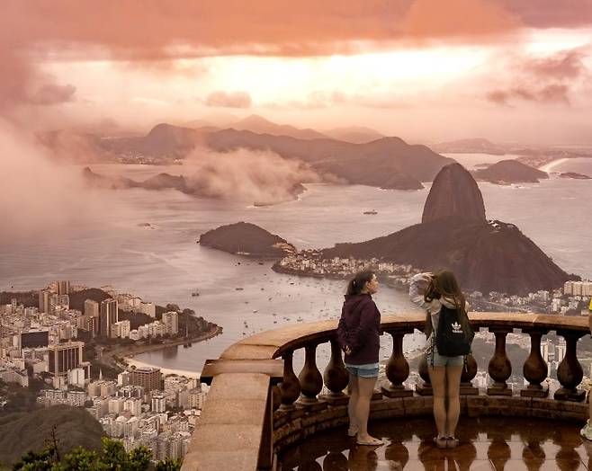 강으로 착각할 만큼 잔잔한 리우의 앞바다 [사진/성연재 기자]