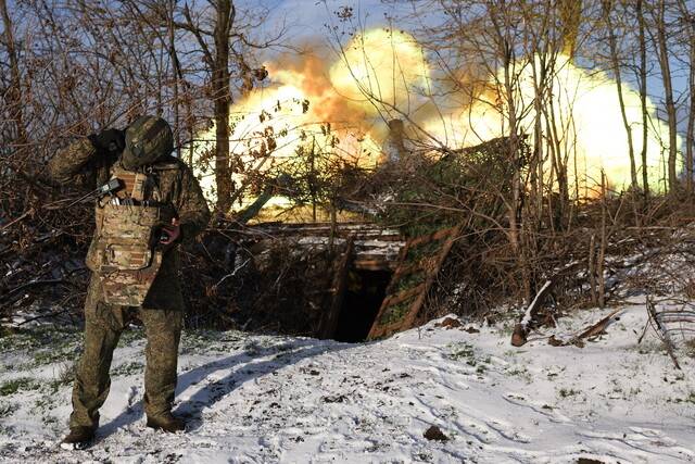 우크라이나 헤르손 지역의 러시아군. 타스 연합뉴스