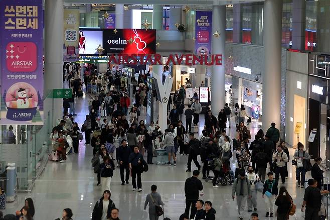 인천국제공항 제1여객터미널 면세구역. 뉴시스