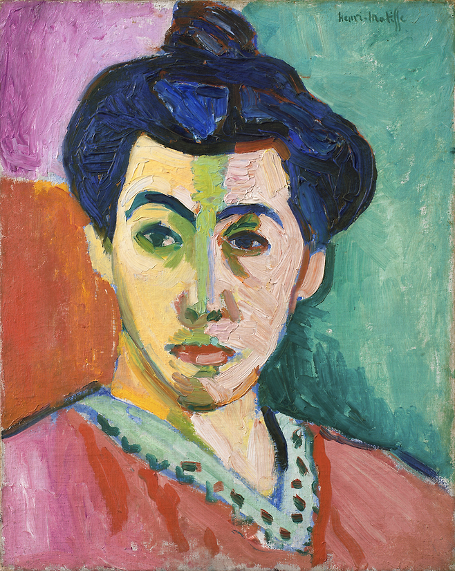 Henri Matisse [Portrait of Madame Matisse. The Green Line], 1905 ©National Gallery of Denmark