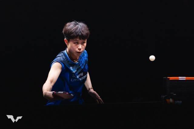 WTT 시리즈 경기에 나선 주천희의 경기 장면 [WTT 인스타그램 캡처. 재판매 및 DB 금지]