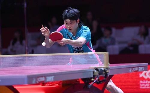 조대성의 경기 장면 [ITTF 홈피 제공. 재판매 및 DB 금지]
