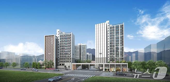 태화강 에피트 조감도 (HL디앤아이한라 제공) 뉴스1 ⓒ News1
