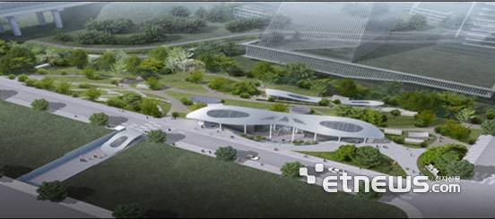 과천정보타운역 조감도.