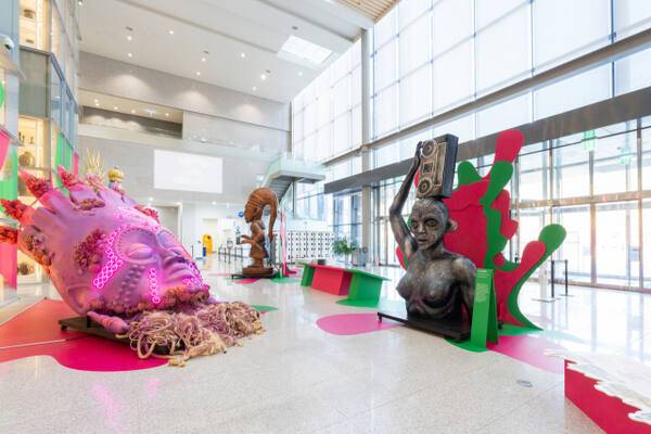 국립민속박물관 파주관 브라질 리우 카니발 전시 모습. 국립민속박물관 제공