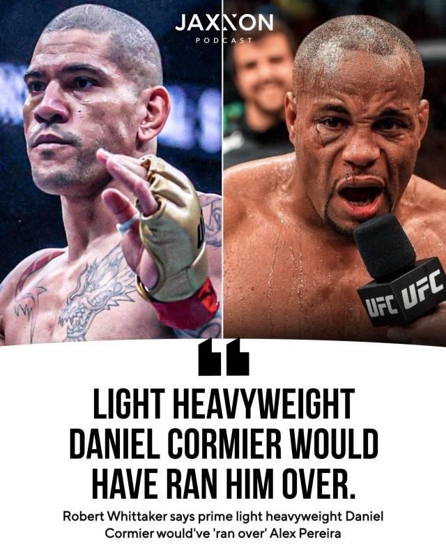 로버트 휘태커 역시 코미어가 전성기 시절, 페레이라를 만났다면 충분히 압도했을 것이라고 주장한 바 있다. 사진=MMA UNCENSORED SNS