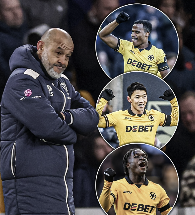 누누 에스피리투 산투(왼쪽)이 이끄는 웨스트햄 유나이티드 FC가 황희찬의 울버햄튼 원더러스 FC에 완패했다. ESPN UK