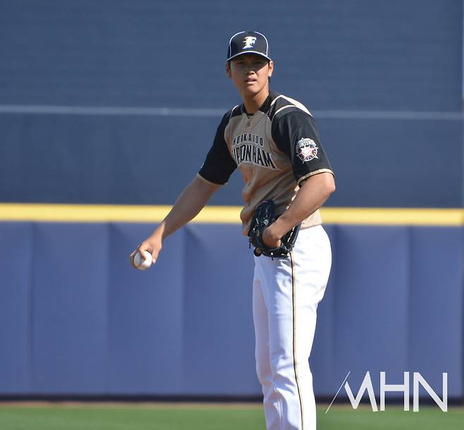 (일본프로야구(NPB) 시절의 오타니 쇼헤이)