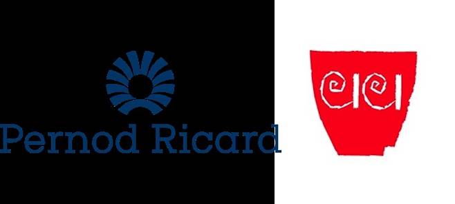 (왼쪽)페르노리카 그룹 로고, CICI 재단 로고.(페르노리카 코리아 제공)