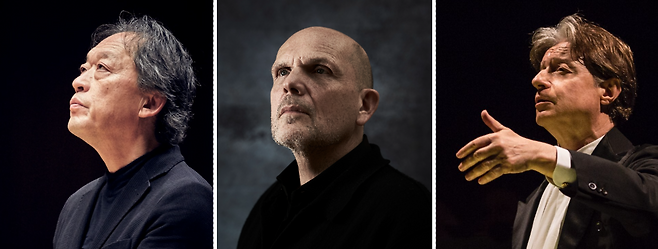 (From left) Chung Myung-whun, Jaap van Zweden, Roberto Abbado (KBS Symphony, SPO, KNSO)