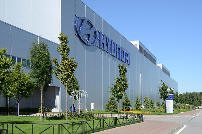 Hyundai Motor’s St. Petersburg plant in Russia. (Hyundai Motor)