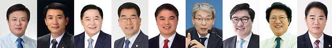 왼쪽부터 이학수, 김민영, 장기철, 이상길, 김대중, 유진섭, 최도식, 안수용, 정도진 *재판매 및 DB 금지