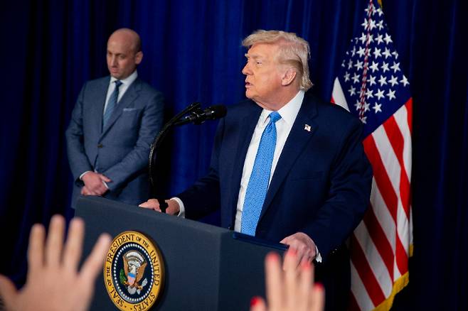 도널드 트럼프 미국 대통령. 연합뉴스