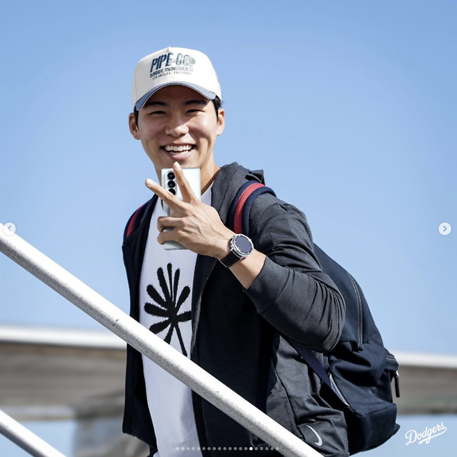 LA 다저스 김혜성. 다저스 SNS