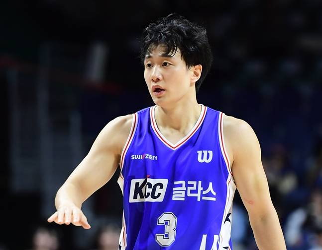 지난해 12월 24일 삼성전에 나섰던 허웅의 모습. /사진=KBL