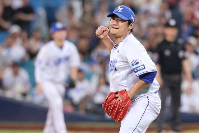 삼성 라이온즈의 최지광. 삼성 제공