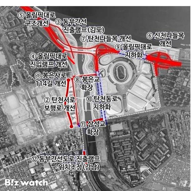 국제교류복합지구 도로개선사업 개요/자료=서울시 제공