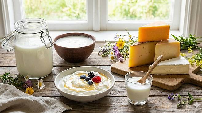 프로바이오틱스는 스트레스를 줄이는 데 도움을 줄 수 있다｜출처: Gemini 생성