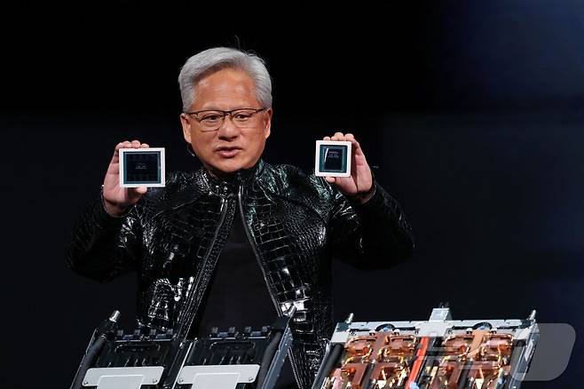 젠슨 황 엔비디아 CEO. US-AI-TECH-COMPUTERS-TELECOM ⓒ AFP=뉴스1