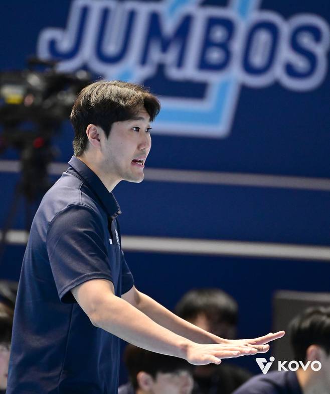 삼성화재 고준용 감독대행. 사진 | 한국배구연맹