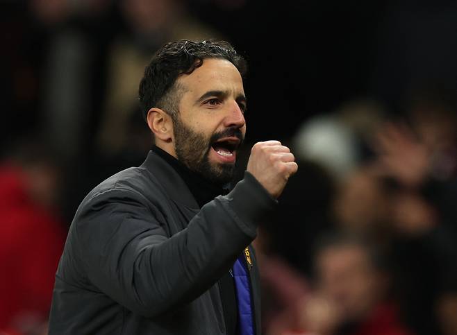 맨유에서 경질된 후벵 아모링 감독. 로이터연합뉴스