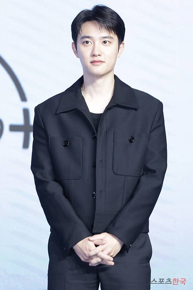 디즈니+의 오리지널 시리즈 '조각도시' 제작발표회에 참석한 도경수. 25. 11.3 ⓒ이혜영 기자 lhy@hankooki.com'