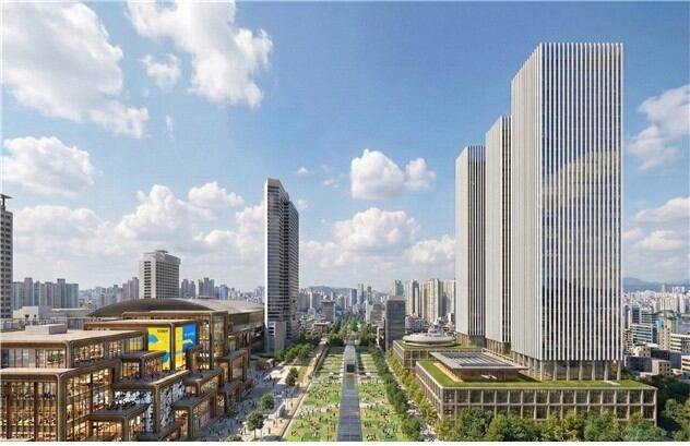 현대차 GBC 일대 개발 예상도./서울시 제공