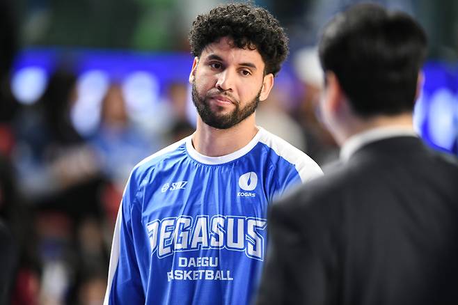 5일 KBL 데뷔전을 치른 베니 보트라이트. KBL 제공