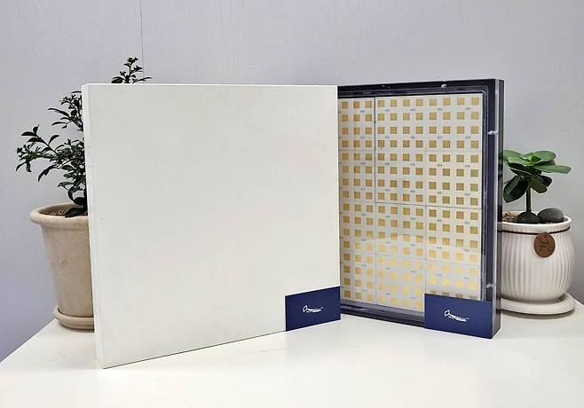 웨이브샤인테크가 지능형표면 기술로 개발한 차세대 중계 장치 W-RIS 시제품 / 출처=웨이브샤인테크