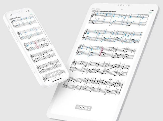 디지털 악보 서비스 ‘클라위’ / 출처=클레브레인