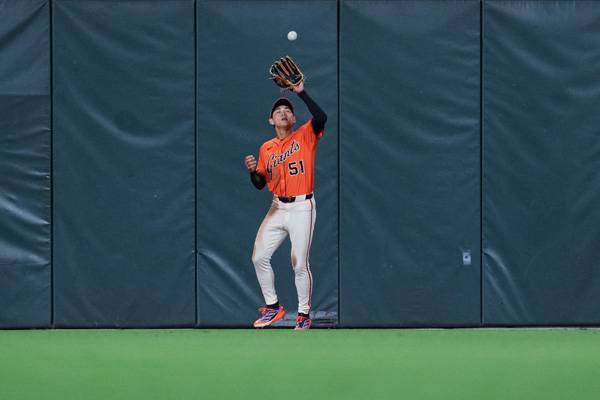 이정후는 지난 시즌 최악의 중견수였다. 사진= Neville E. Guard-Imagn Images= 연합뉴스 제공