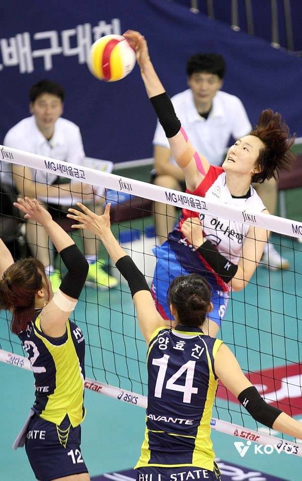 장소연 감독은 현역 시절 40대 초반까지 뛰었다. 사진 제공= KOVO