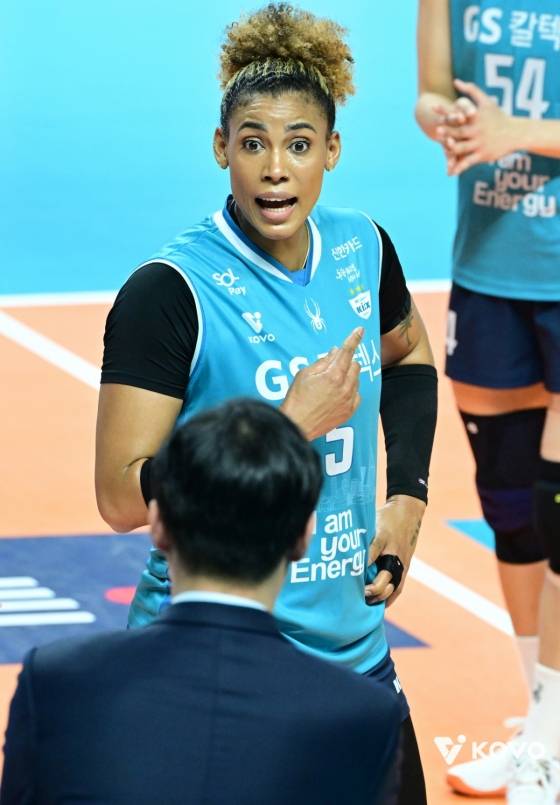 GS칼텍스 아포짓 지젤 실바. /사진=KOVO 제공